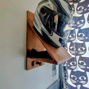 Support casque de moto