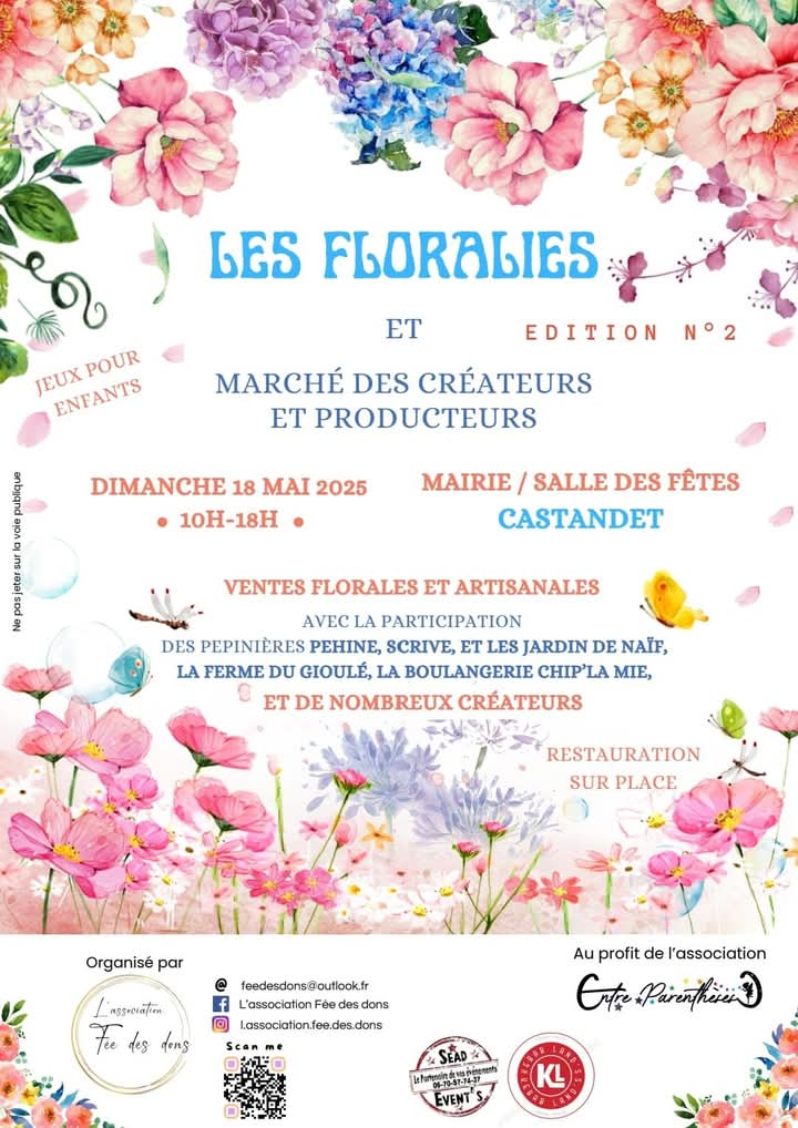 Marché de créateurs le 18 mai à Castandet