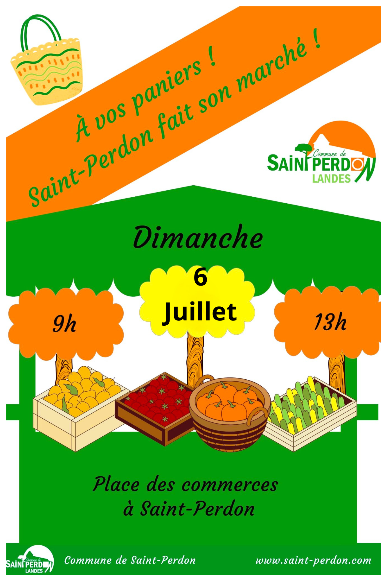 Marché de Saint Perdon dimanche 6 juillet 2025