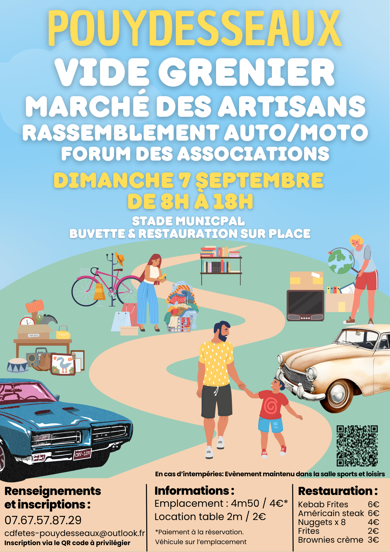 Marché artisanal à Pouydesseaux dimanche 7 septembre
