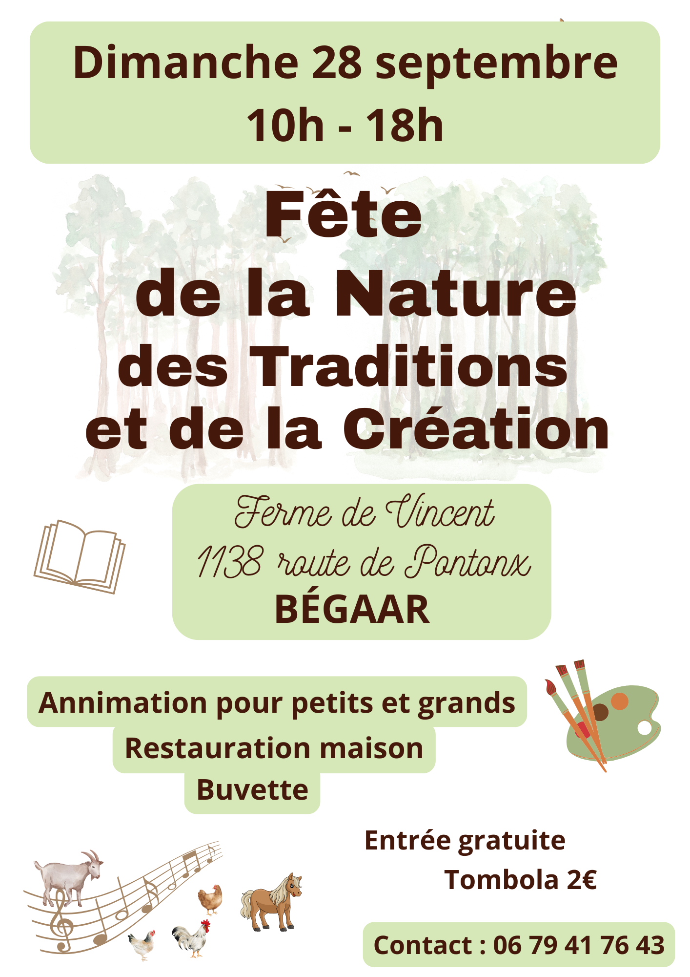 Foire de la nature, des traditions et de la création à Bégaar Dimanche 28 septembre