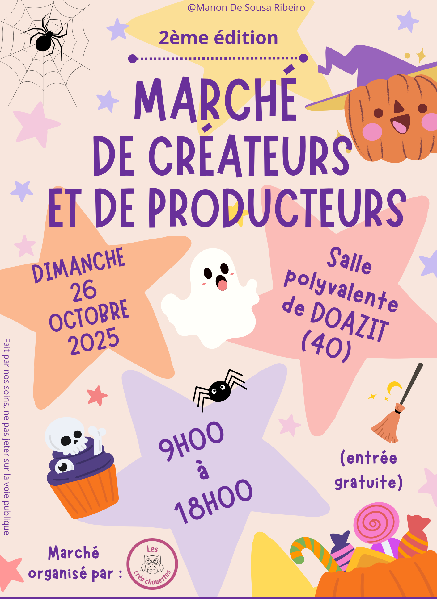 Marché des créateurs le 26 octobre à Doazit