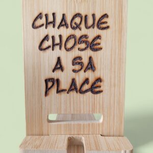 Chaque chose à sa place